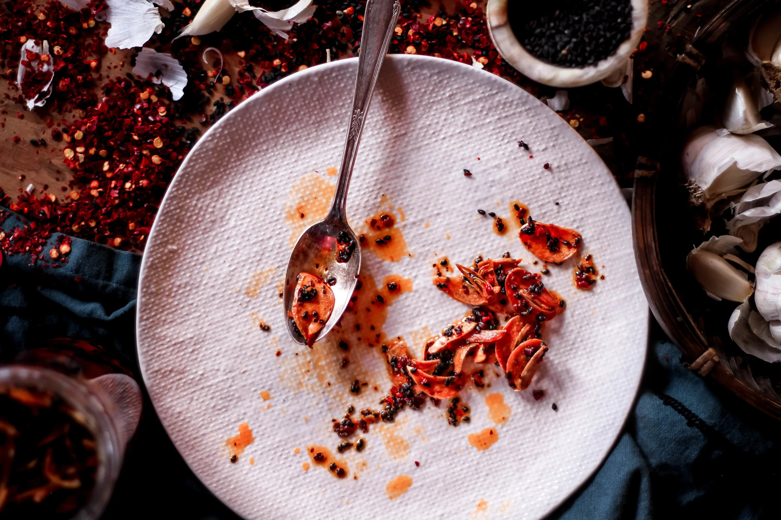 Fried Garlic Sesame Chile Oil — Inherited Salt