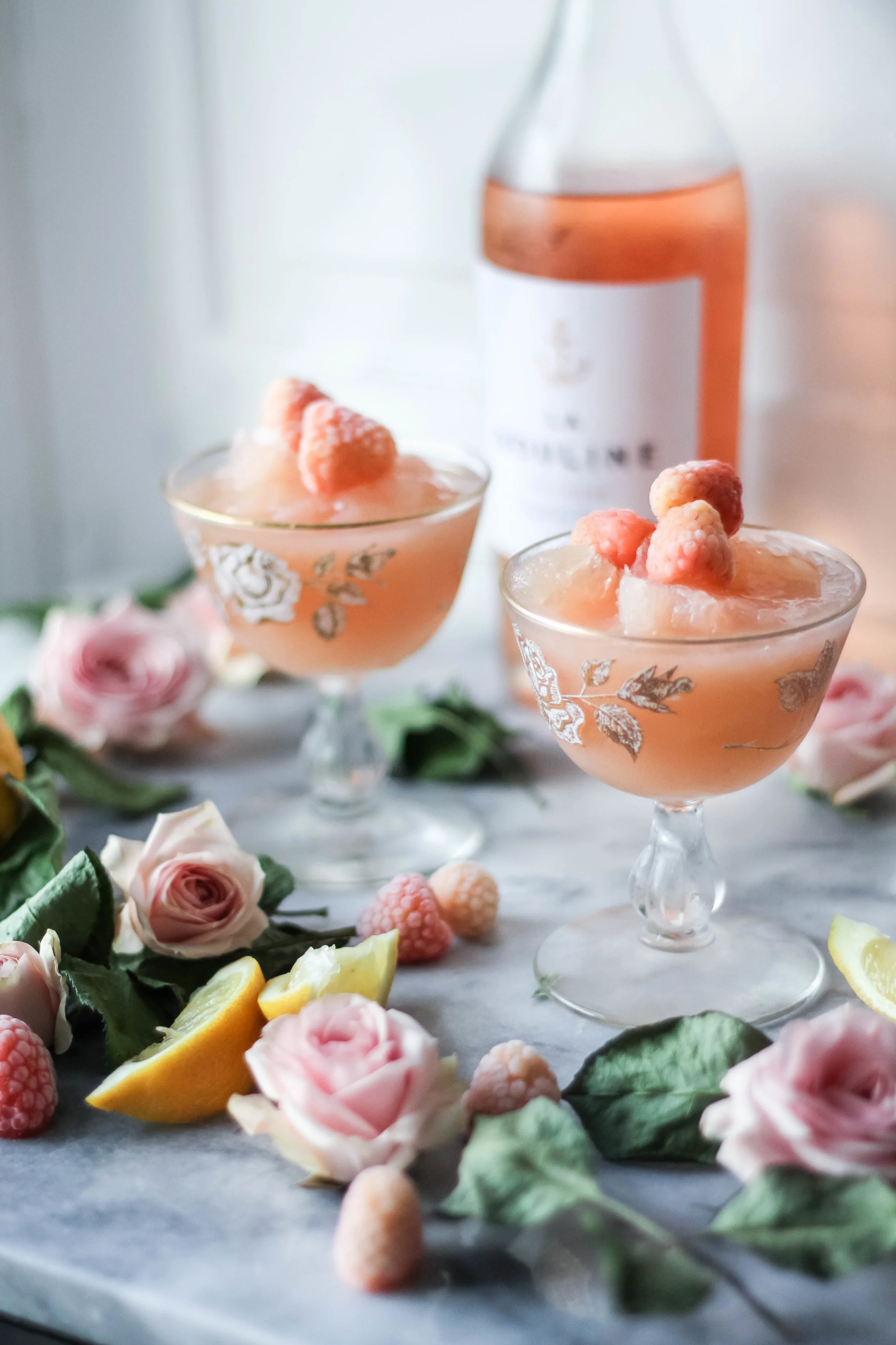 Raspberry Lemon Frosé