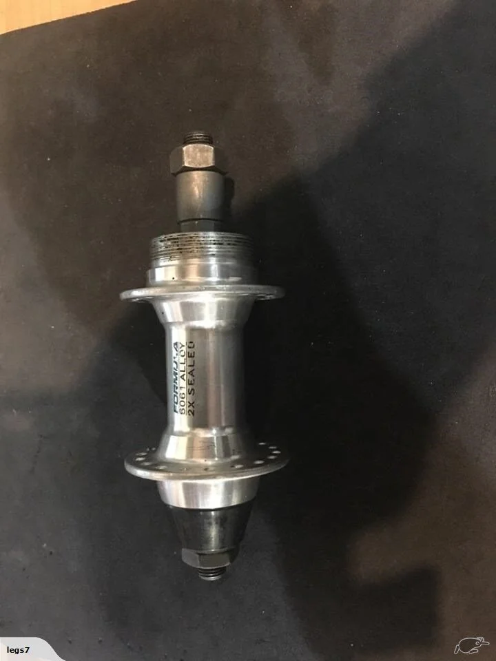 MTB rear hub 36 holes silver Around Again Cycles