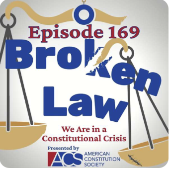 Podcast artwork for episodes of Broken Law featuring Kent Greenfield.