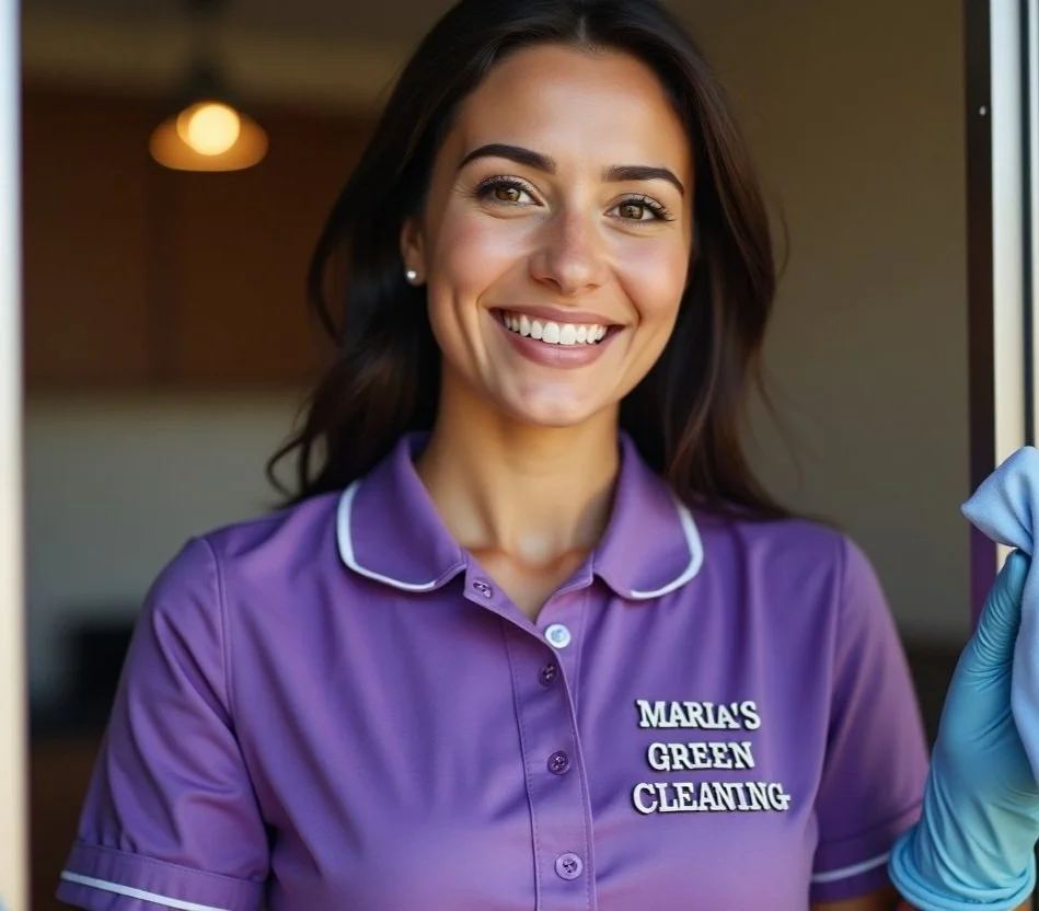 A Professional Cleaner Works To Keep A Metro Home Clean And Inviting