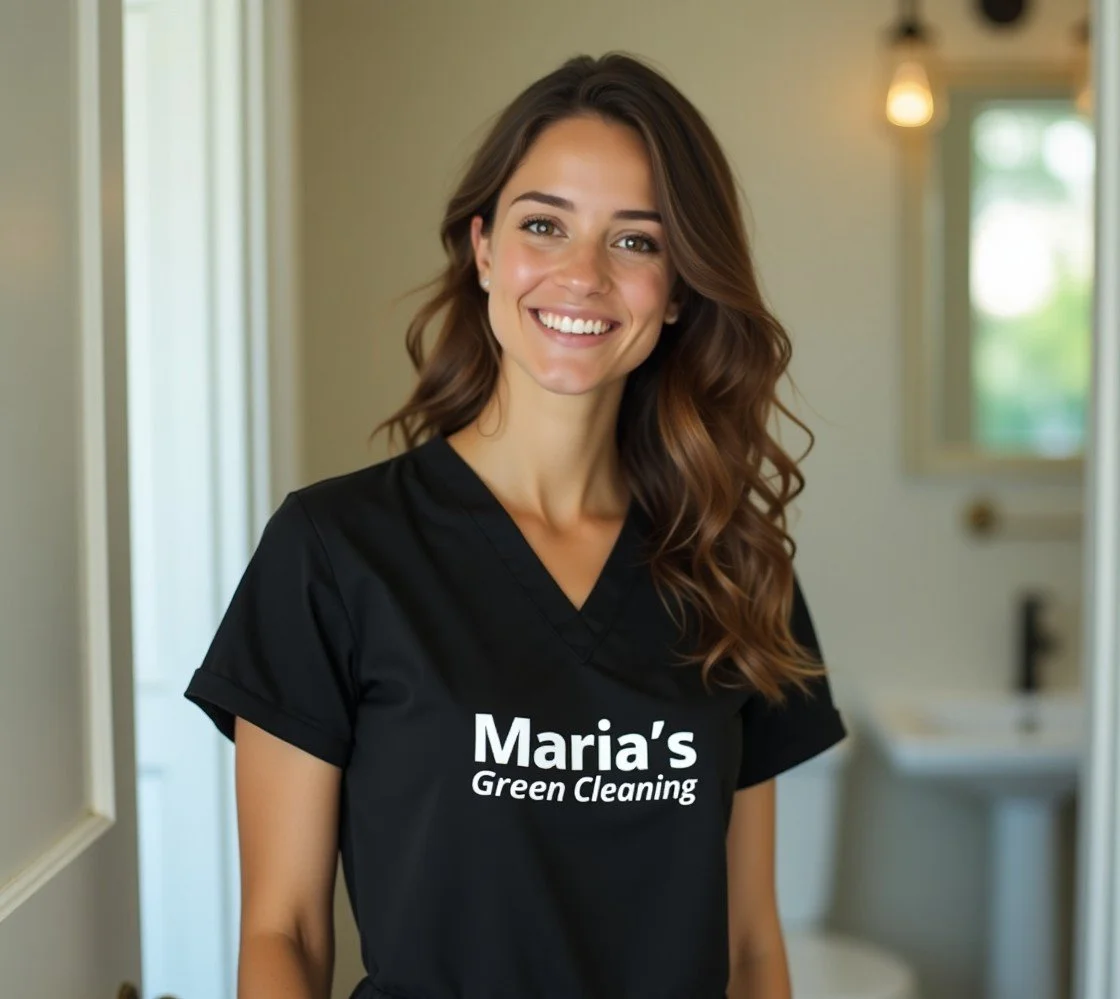 The bathroom was just cleaned by the immaculate cleaner.