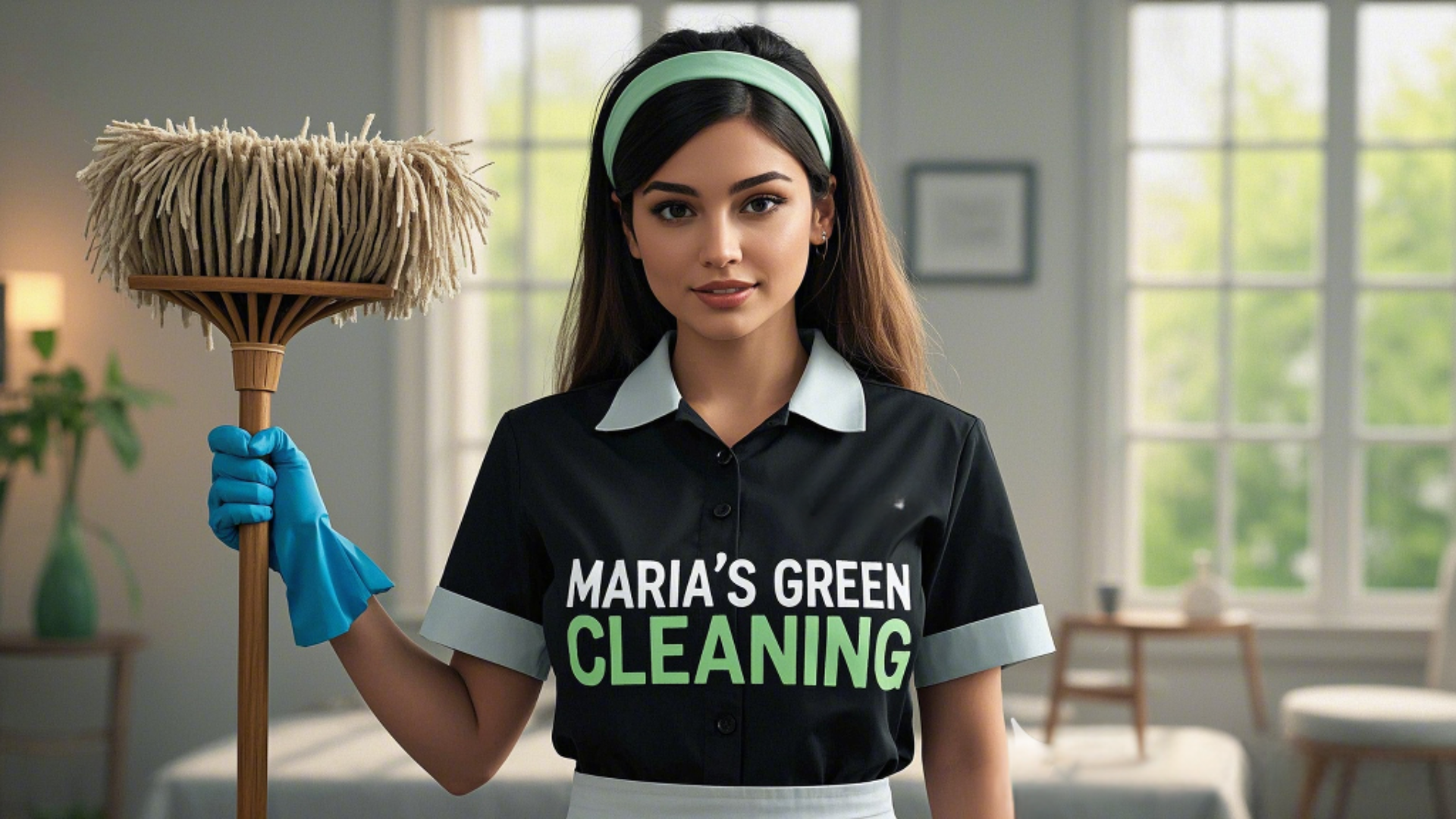 accredited cleaner scrubbing and disinfecting high-touch areas in homes and offices