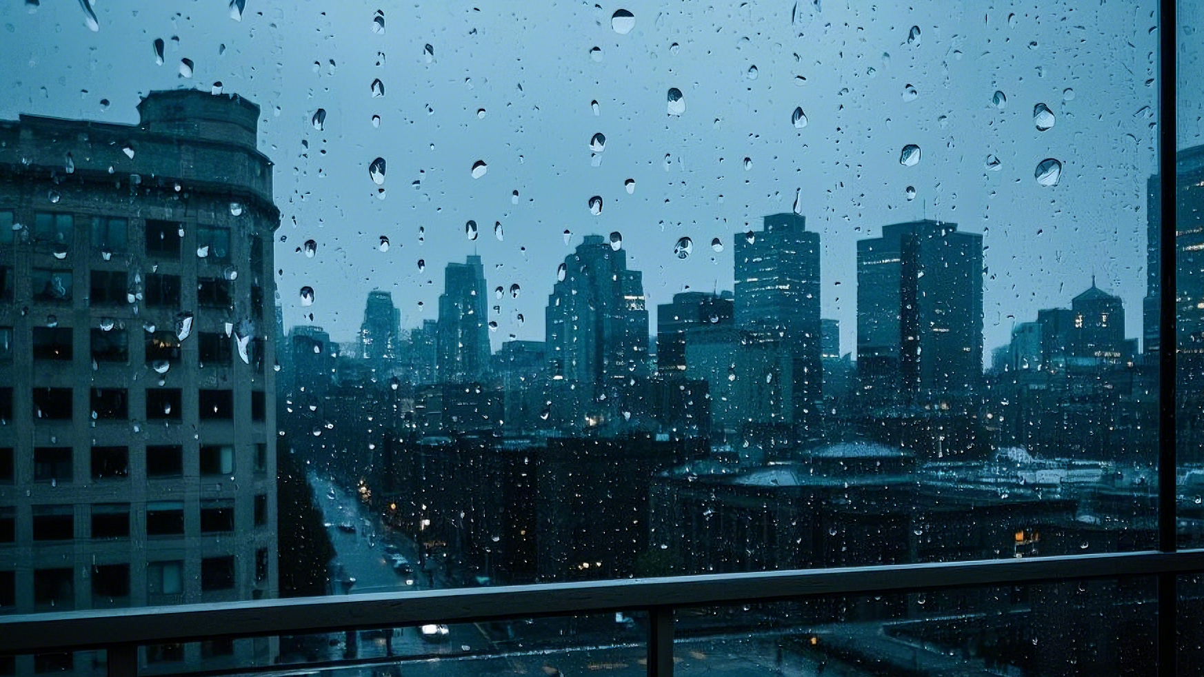 In Seattle, the weather is typically overcast with a little rain.