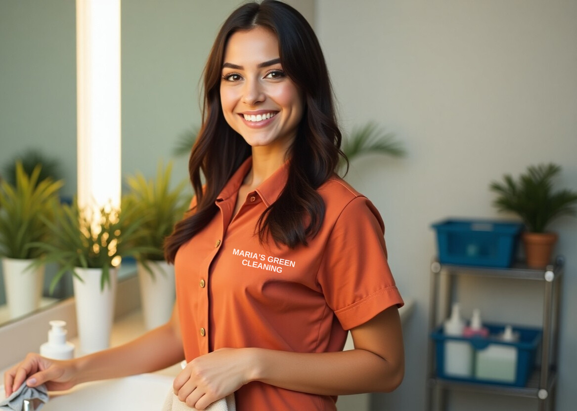 A Professional Cleaner Leaves Bathroom Surfaces Sparkling