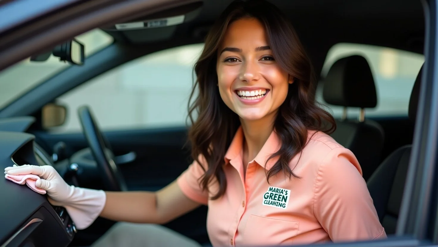 A Skilled Cleaner Ensures The Car Interior Stays Dust-Free