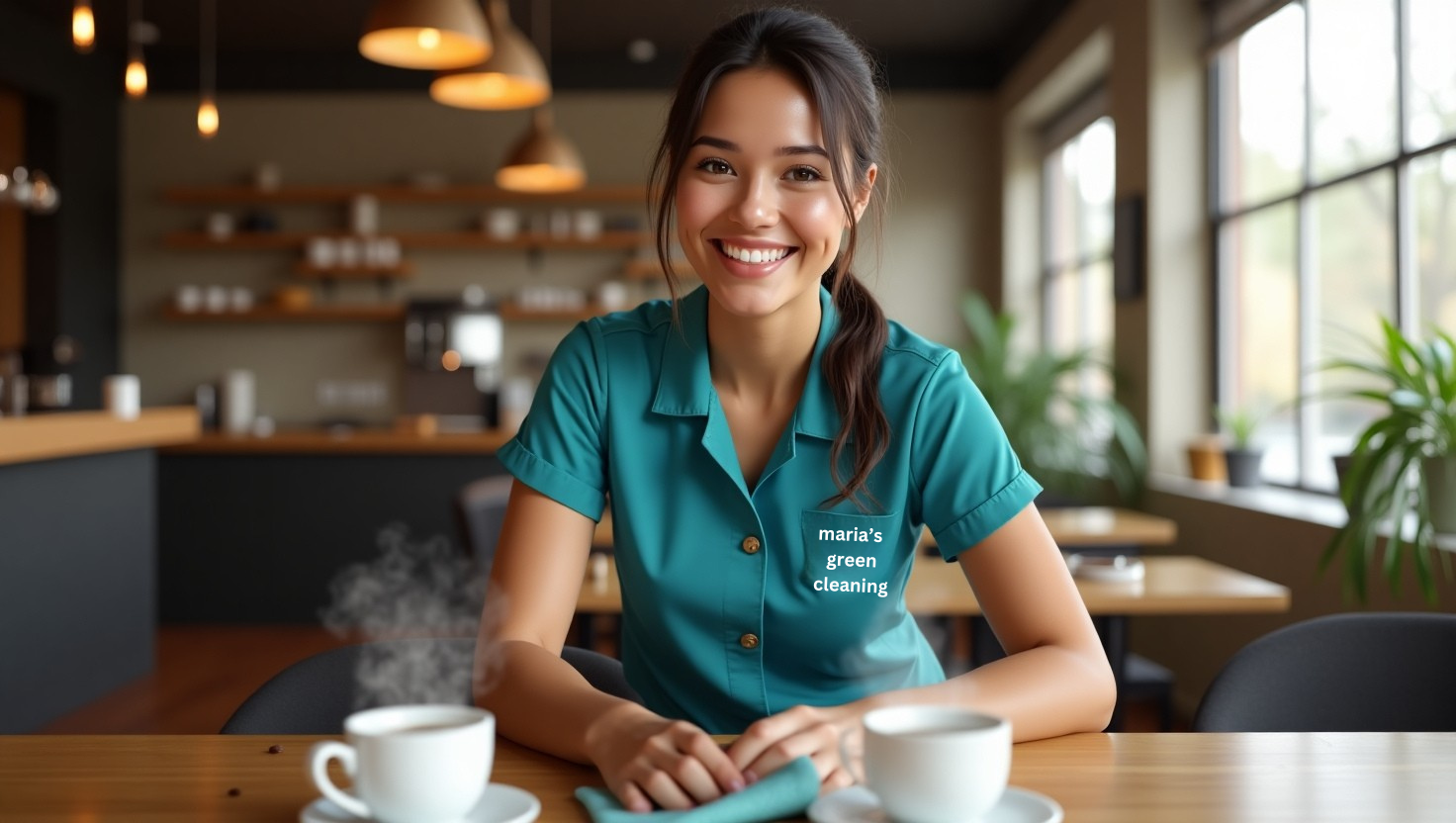A Trusted Cleaning Expert Keeping A Café Spotless In Washington