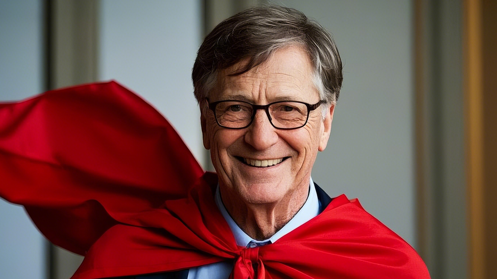 In addition to being a successful businessman, Bill Gates is a hero.