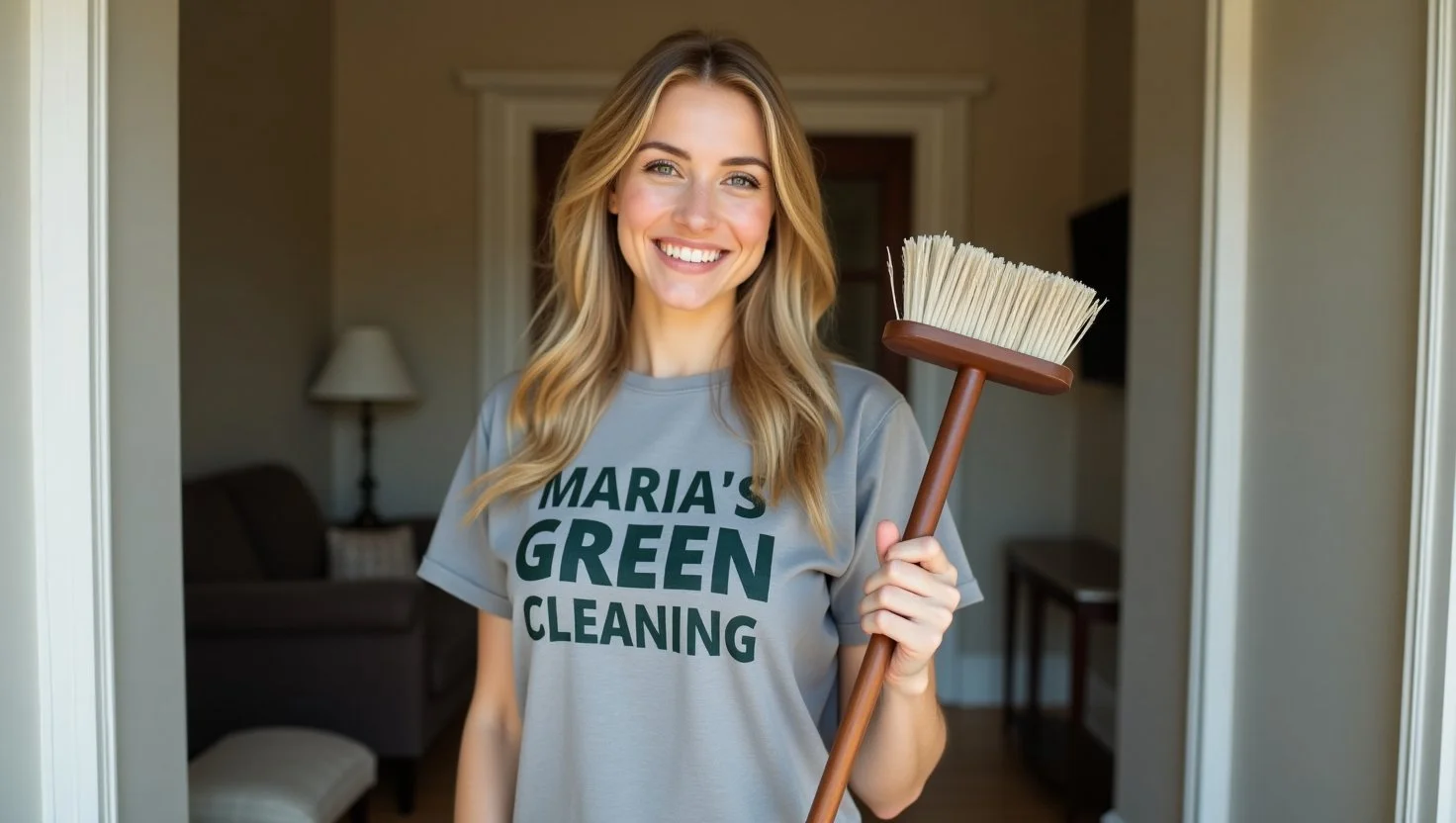 Motivated professional maintaining a spotless home