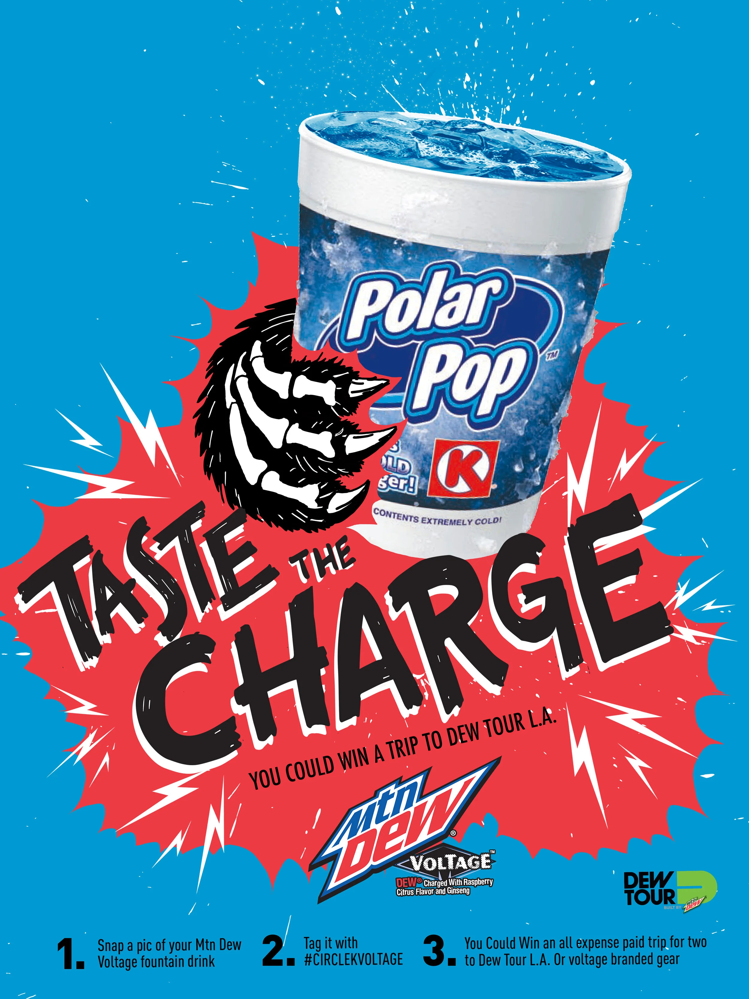 Mountain Dew Voltage Lettering