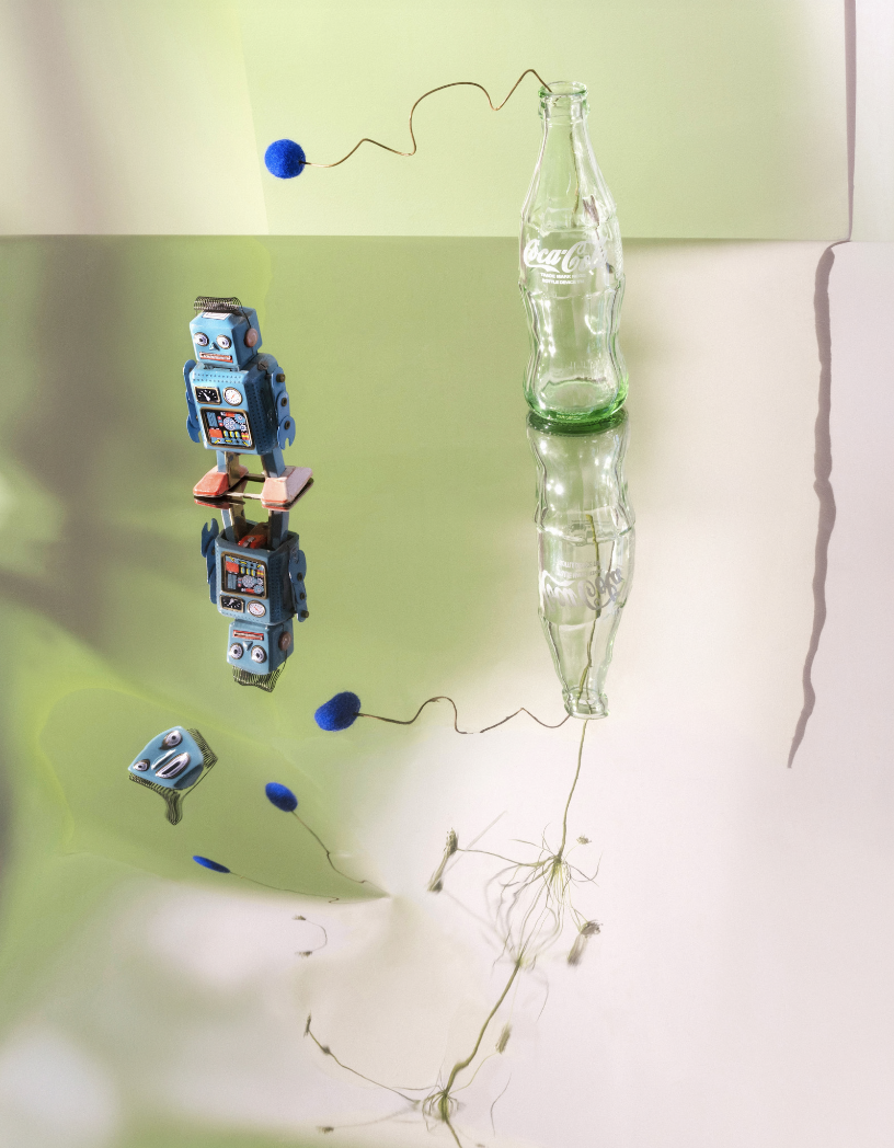 Still life with robot and unripe thinking.png