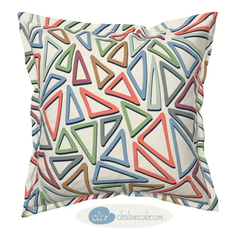 Puzzled Triangles? Is my take on the Minimalist Abstract contest. Voting open May 16th-21st, 2019 . Head over to SpoonFlower to >>Vote<< Your support is always appreciated! : )