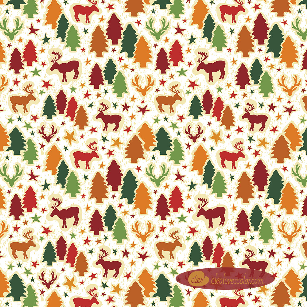 Winter Forest w/Reindeer