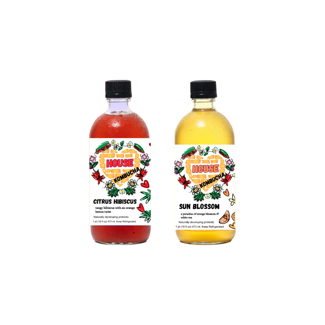House Kombucha Assorted Flavors 16 fl oz