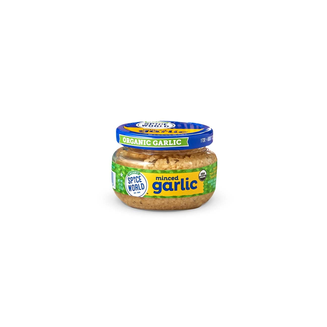 Spice World Organic Minced Garlic 8oz