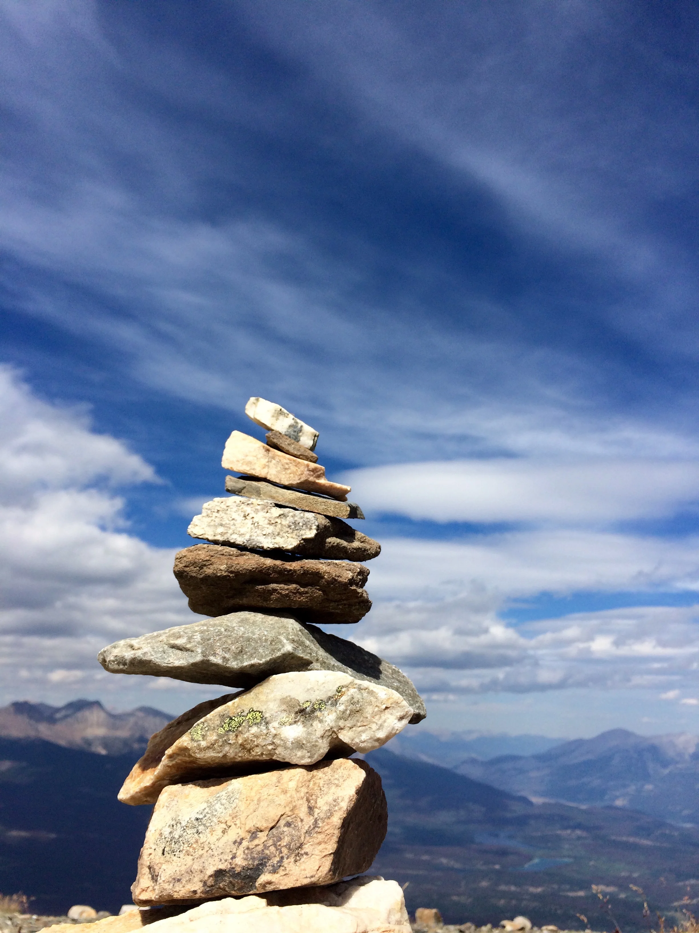 Balanced rocks (photo by: @thelotusproject_yeg )