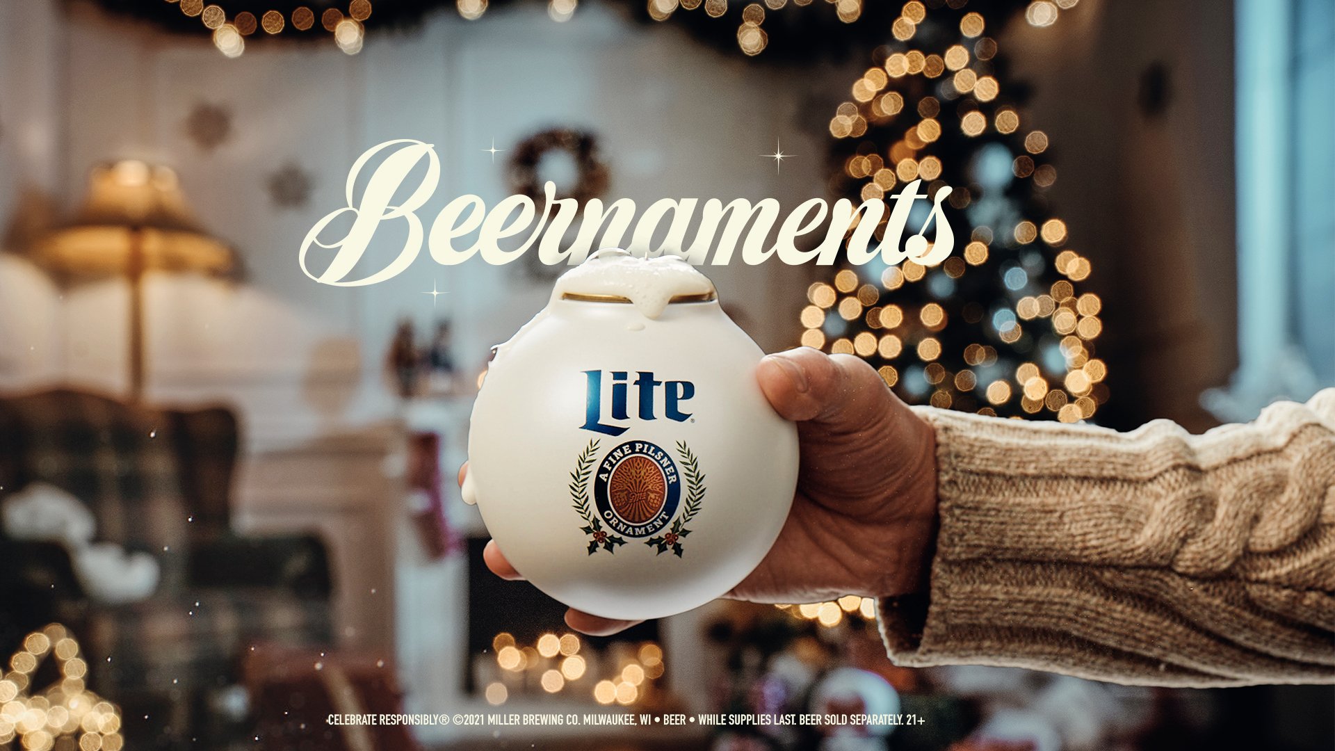 Miller Lite Beernaments — Jim Joseph