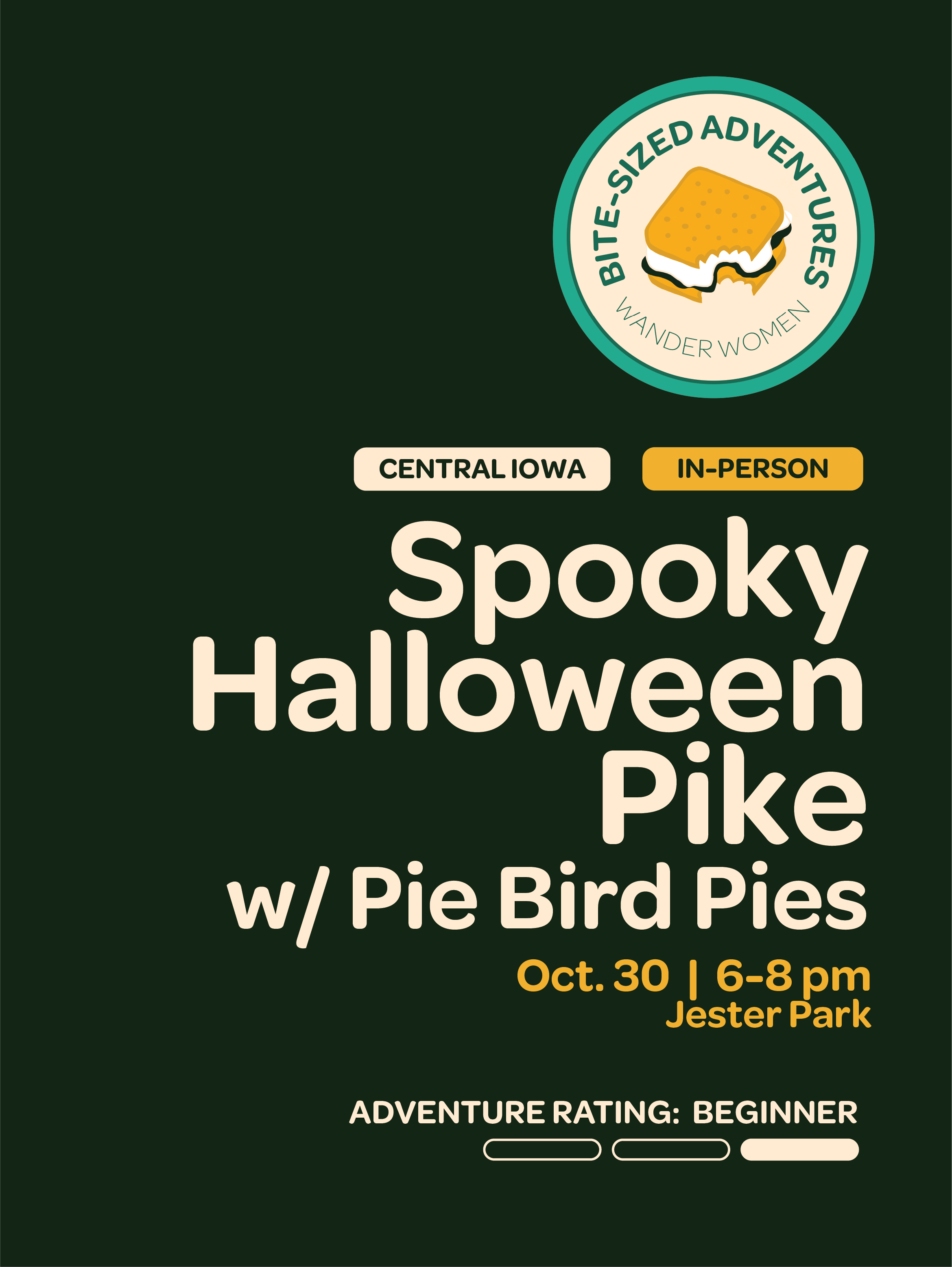 Spooky Halloween Pike w/ Pie Bird Pies
