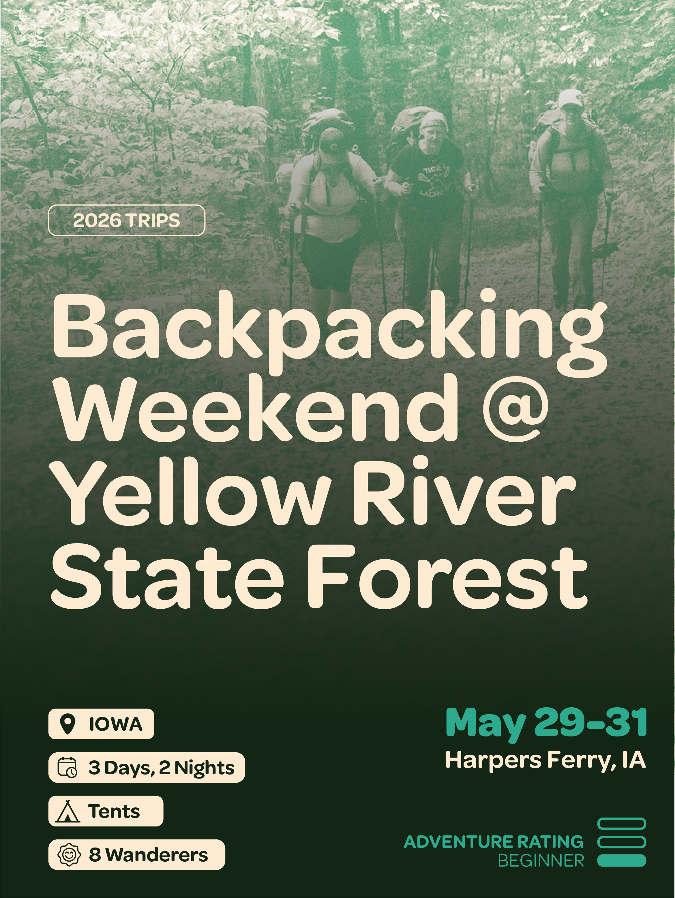 Backpacking Weekend @ Yellow River State Forest