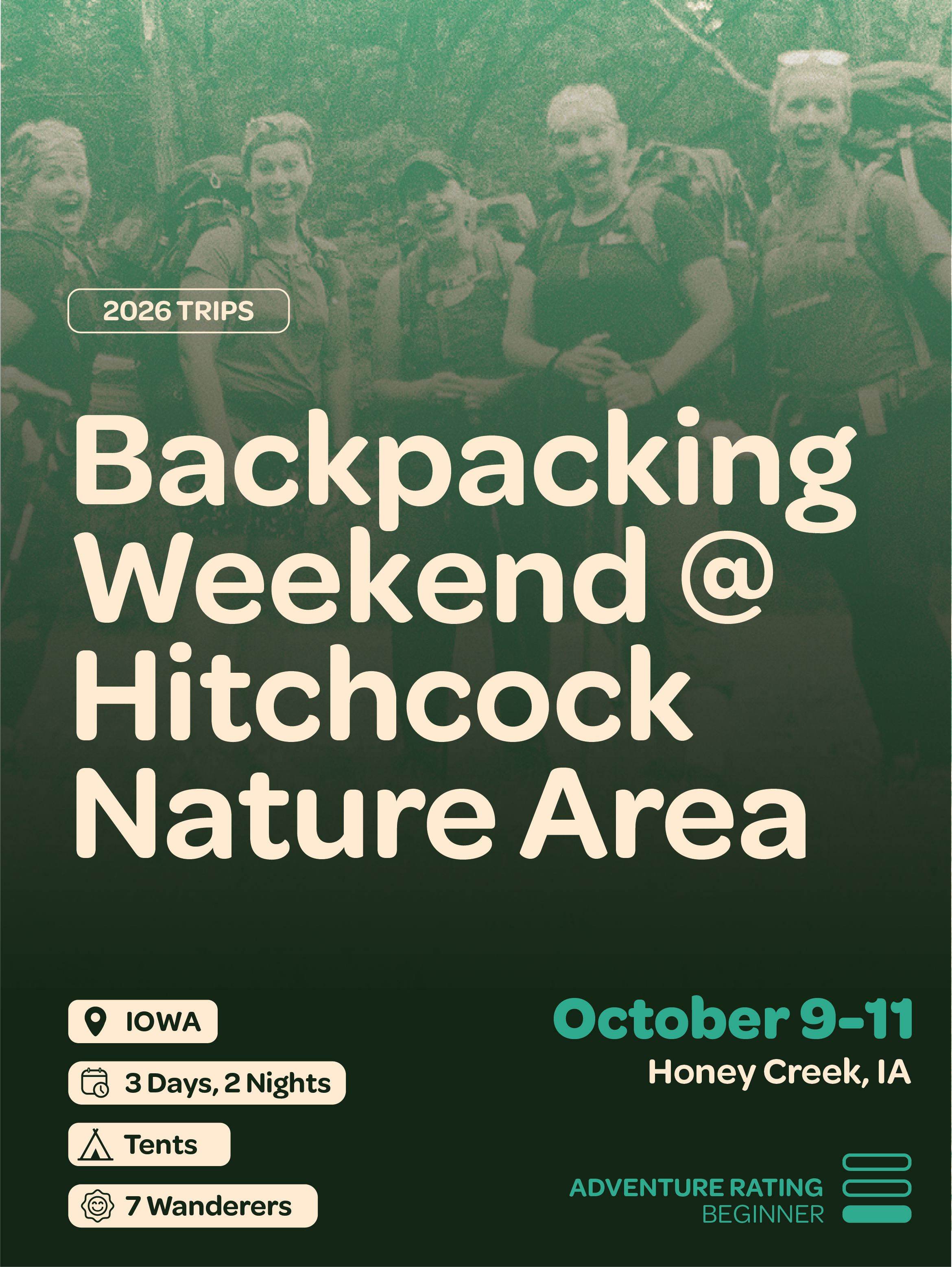 Backpacking Weekend @ Hitchcock Nature Area