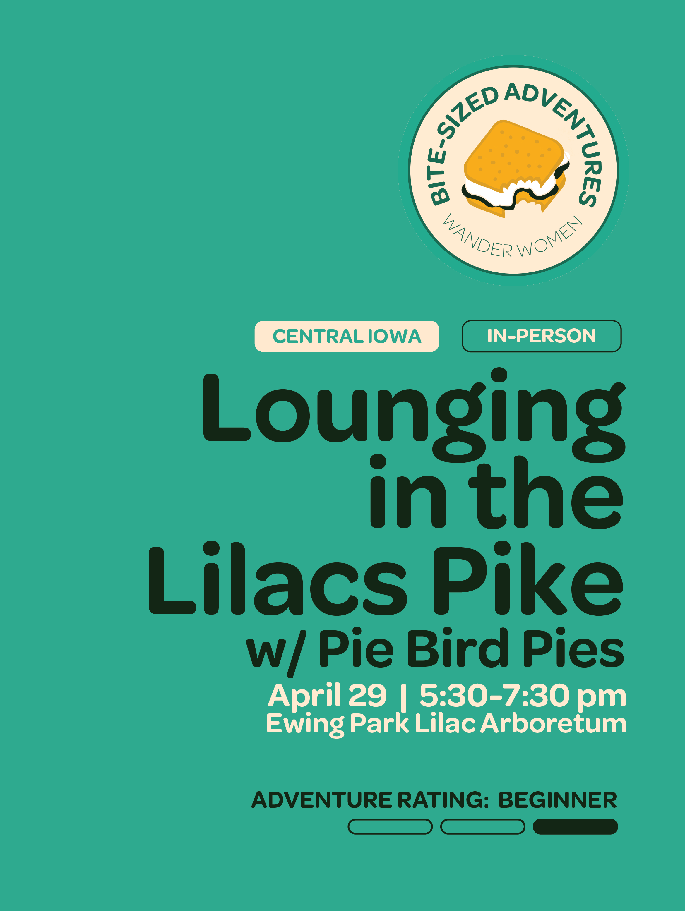 Lounging in the Lilacs Pike w/ Pie Bird Pies