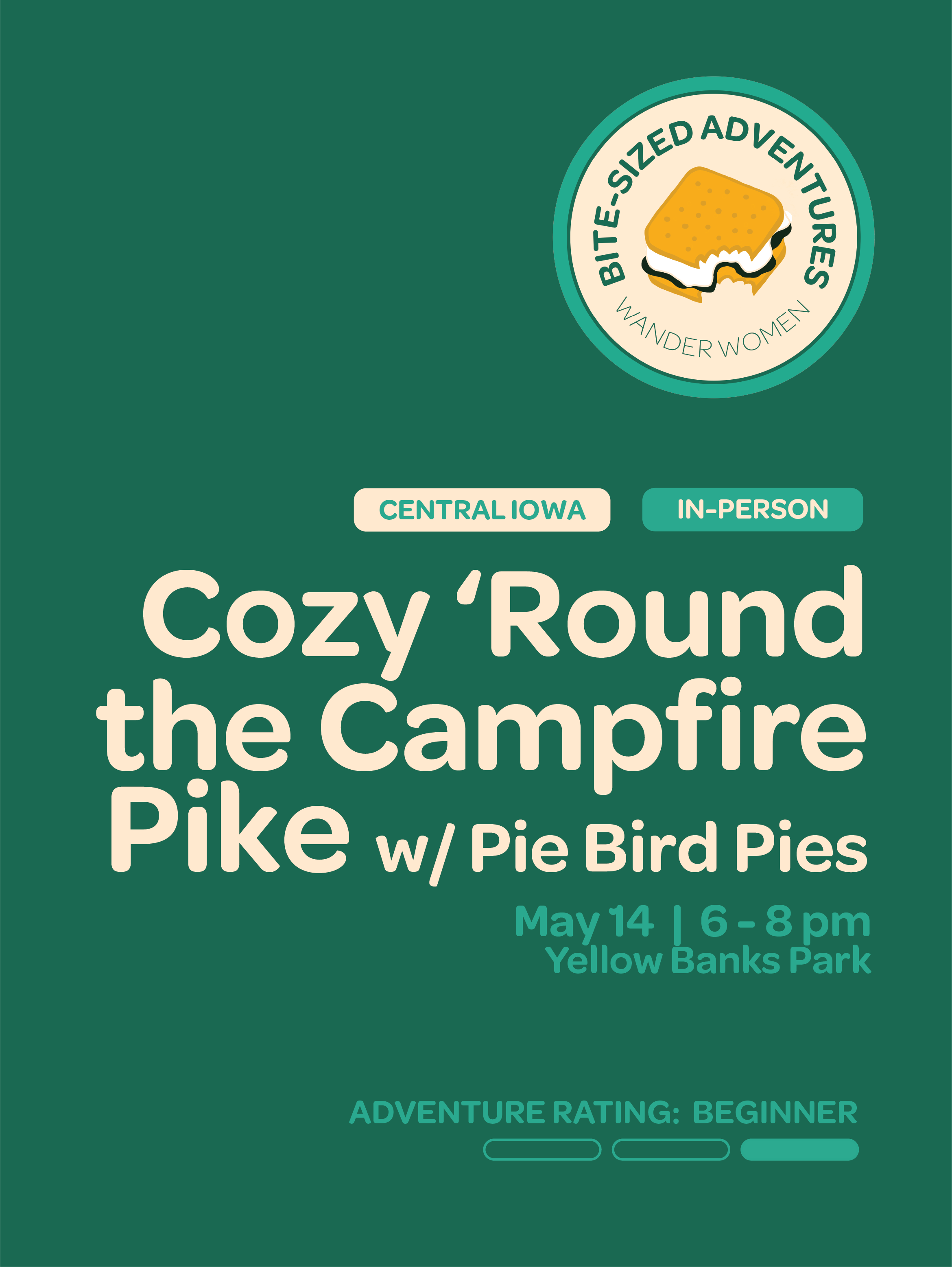 Cozy ‘Round the Campfire Pike w/ Pie Bird Pies