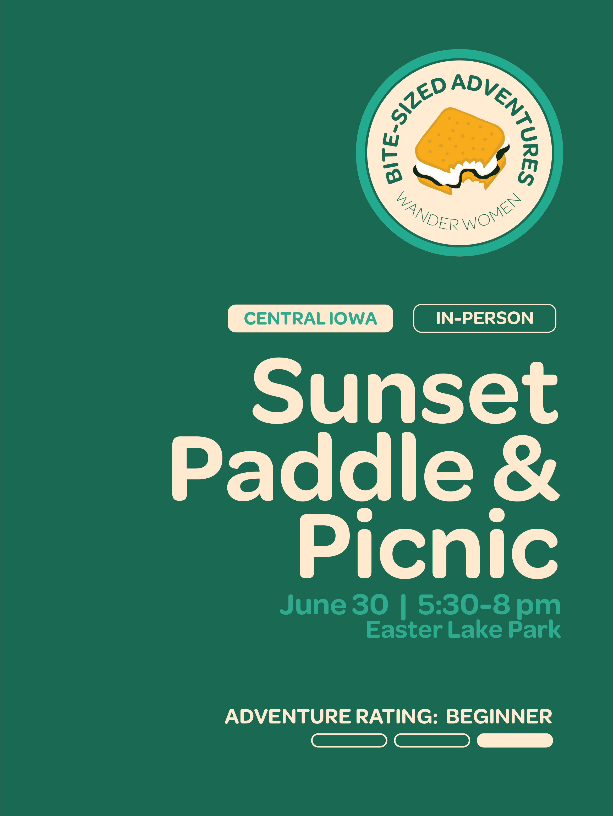 Sunset Paddle &amp; Picnic at Easter Lake Park