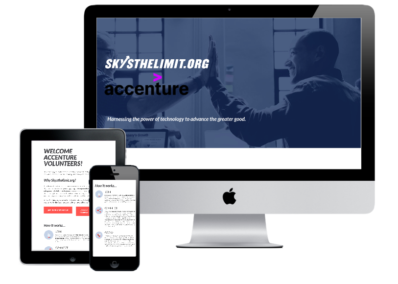 Custom Landing Page for Accenture Partnership