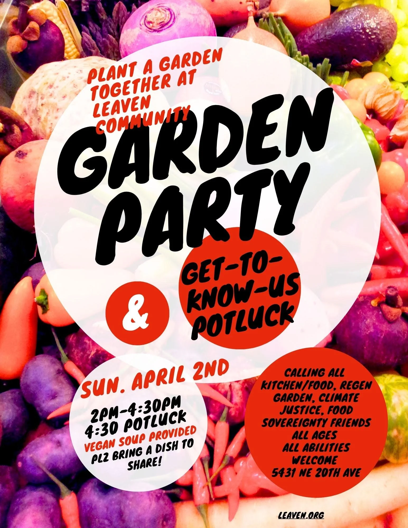 LC Spring Garden Party and Potluck