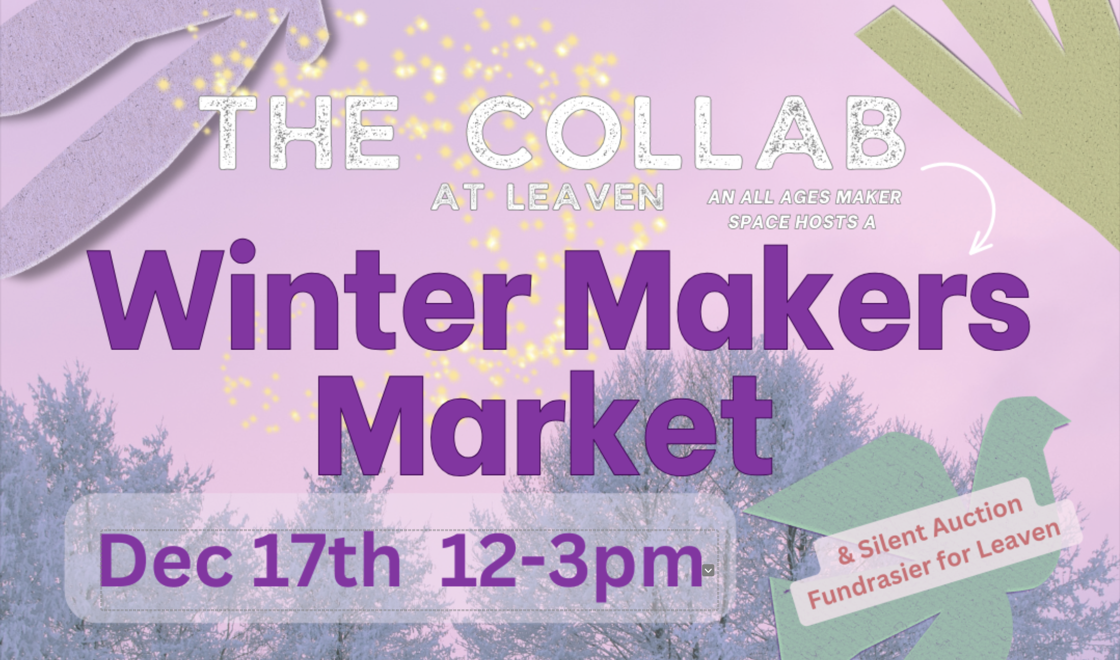 Winter Maker's Market at Leave