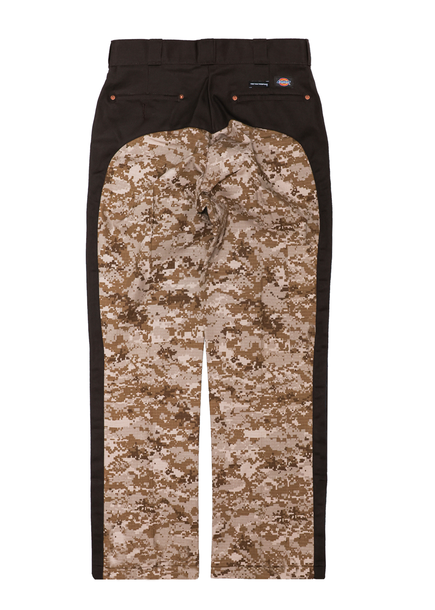 Digital Camouflage Dark Brown_ Brown