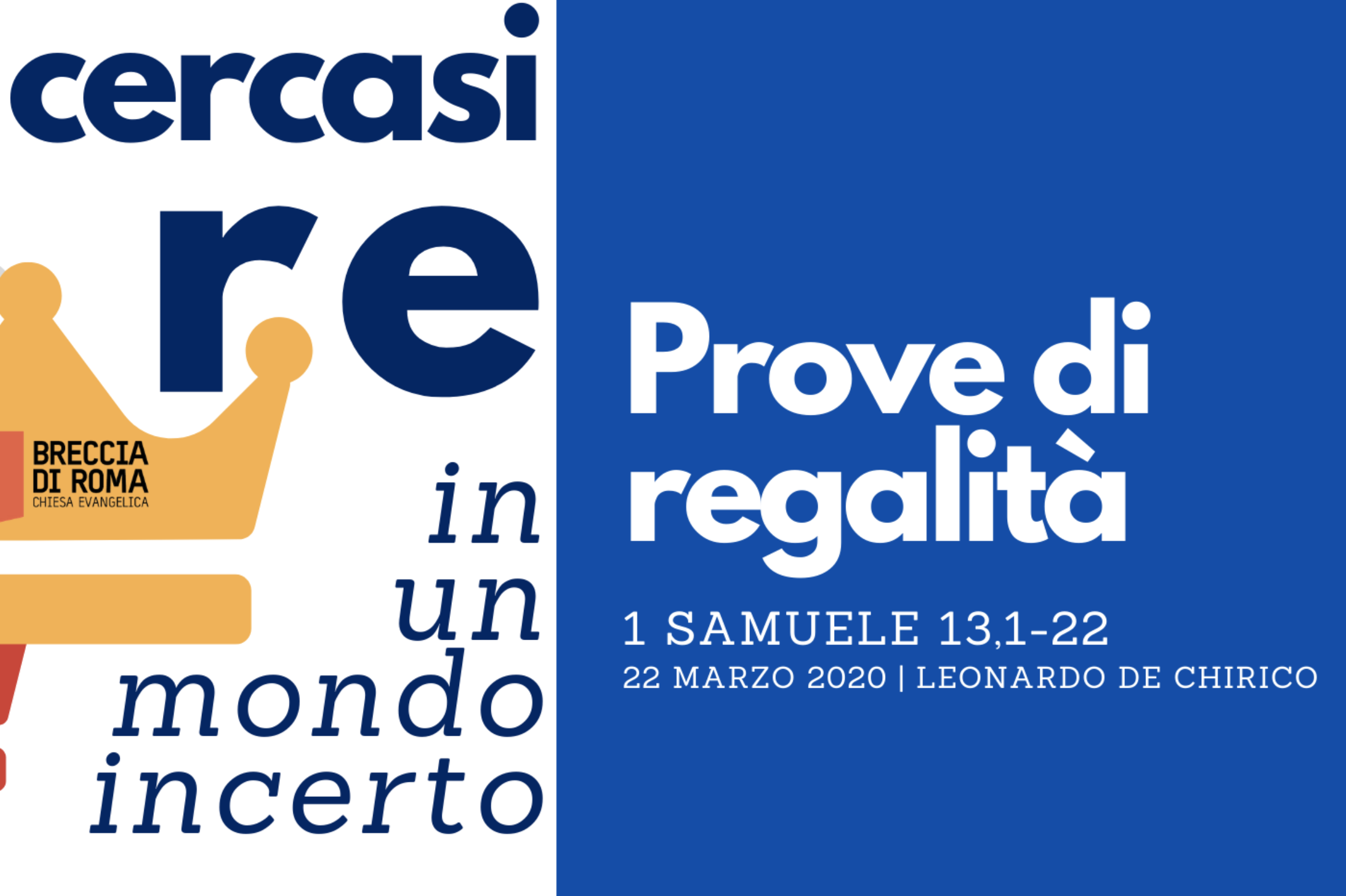 Prove di regalità - 1 Samuele 13,1-22