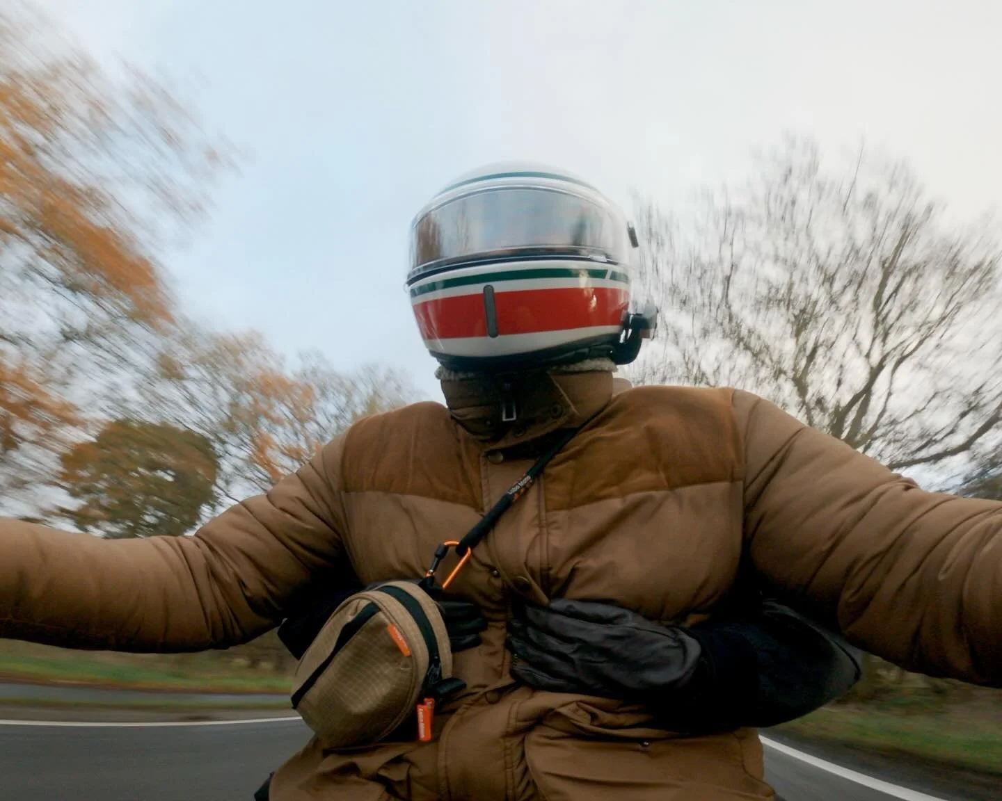 Some motorcycle action available on YouTube. Took the Triumph for its first service and ate a massive breakfast. Link in bio