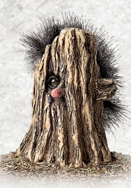Brødrene Flaarønning Ny Form Troll Boy in a Stump