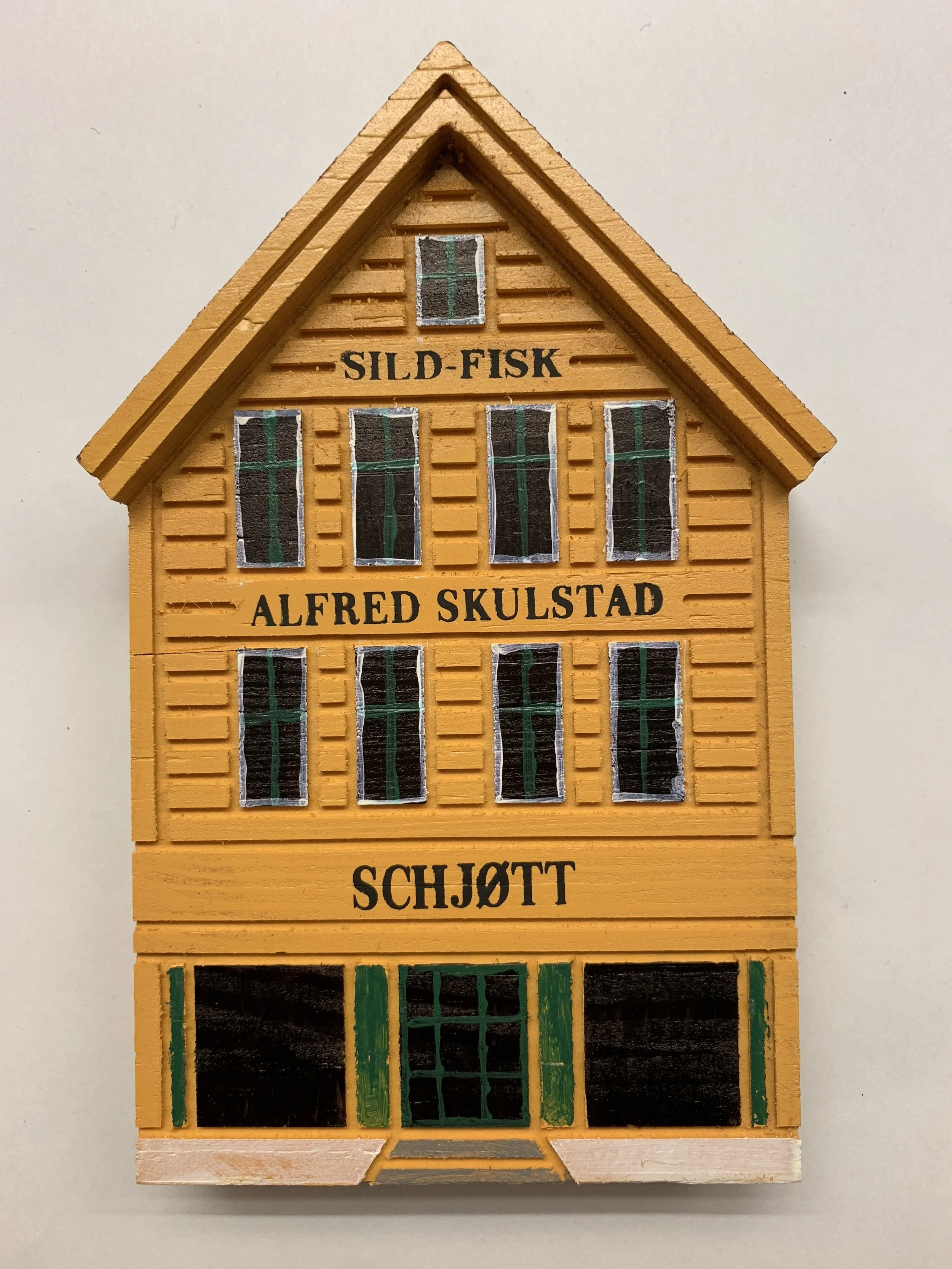 Berle Bryggen House Alfred Skulstad Sild Fisk Schjøtt Wooden Bergen