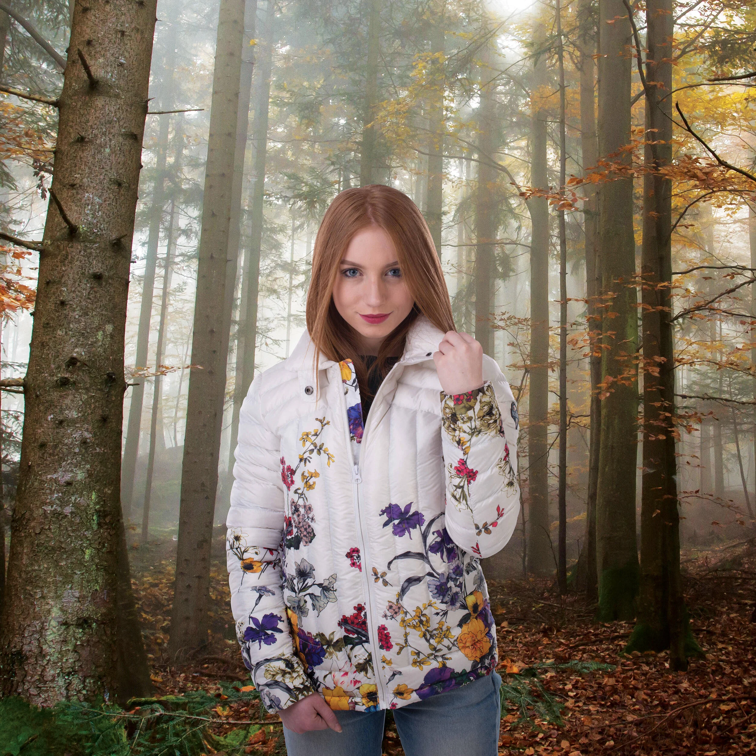 Rokk Floral Down Jacket