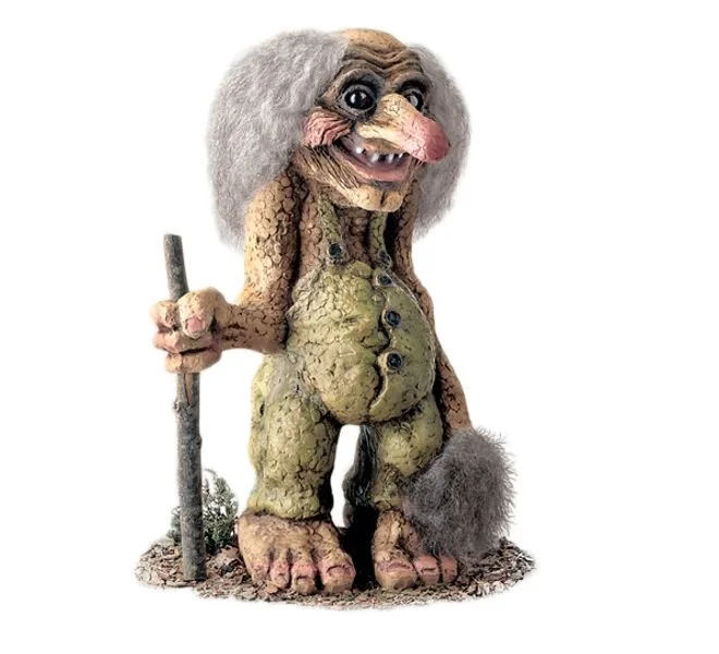 Old Troll with stick
