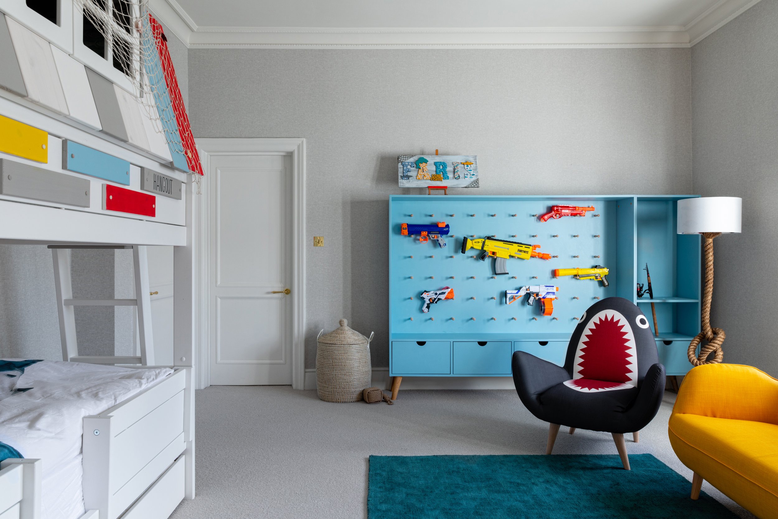 Vibrant Boy's Bedroom Design