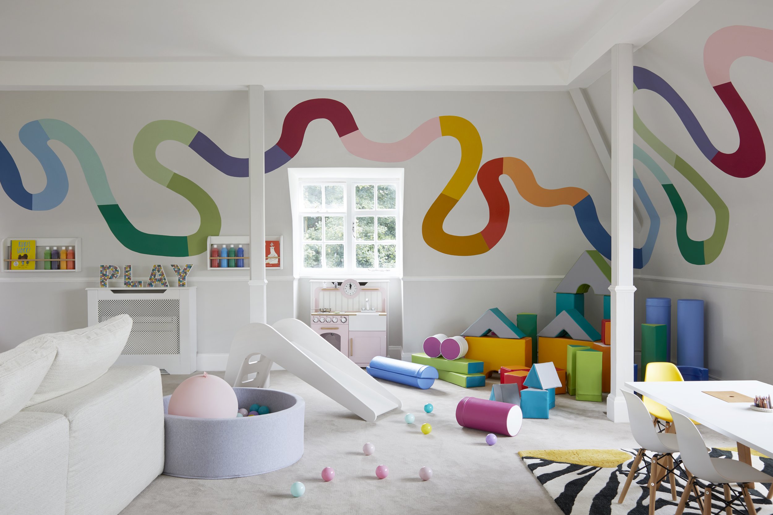 Colourful Playroom Design