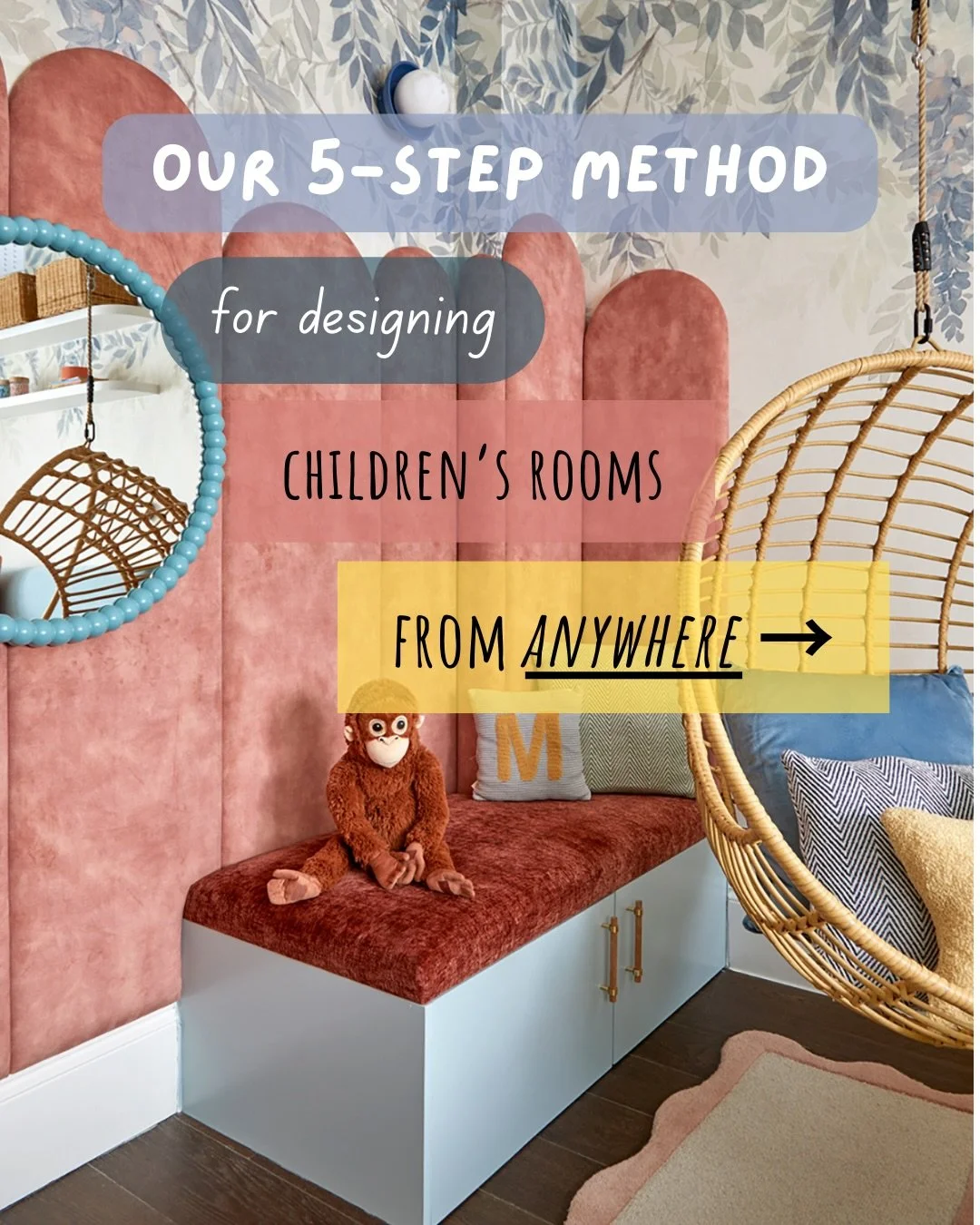 How E-Design Works in 5 Simple Steps ✋🏼

Designing a child&rsquo;s room can feel overwhelming, especially when you&rsquo;re juggling routines, toys, shared spaces, safety, and the desire for a room that feels calm AND magical.

Our E-Design service 