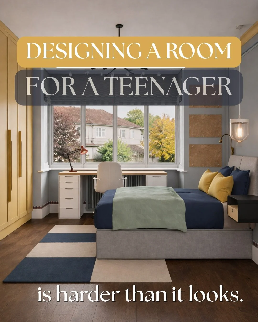 Teenage times (including rooms) are a bit tricky 😵&zwj;💫 They&rsquo;re in between being kids and adults, and their room should reflect that journey. You might think&hellip; &ldquo;easily said&rdquo;&hellip; but how do we do achieve that ???

For 13