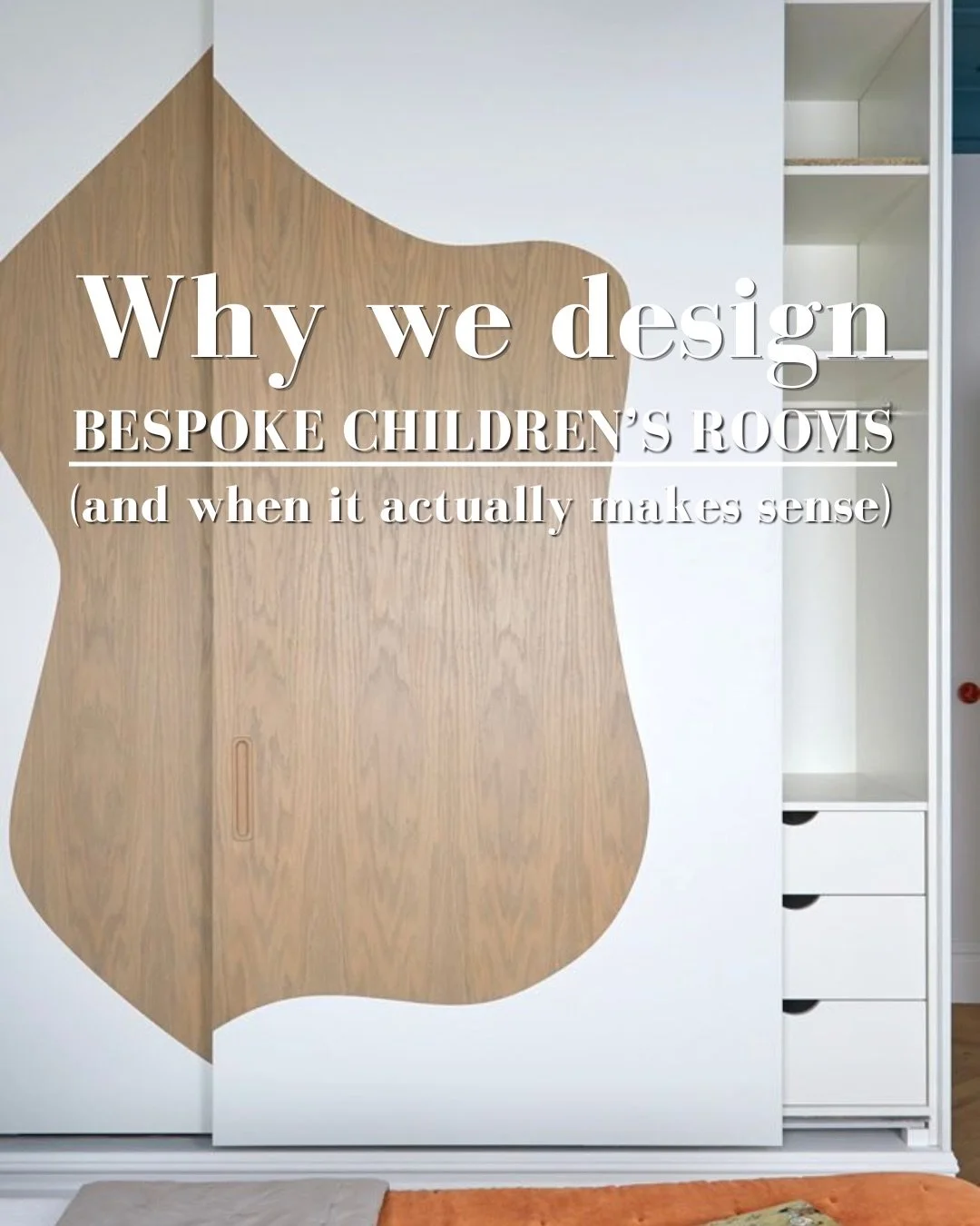 Not every children&rsquo;s room needs to be bespoke ✏️

But when the space is awkward, storage doesn&rsquo;t work, or you want something that lasts beyond one phase&hellip; that&rsquo;s when it starts to make sense.

Swipe to see how our designs fix 