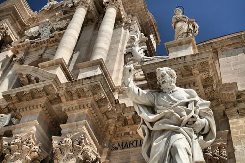 Il Duomo in Siracusa, Sicilia.