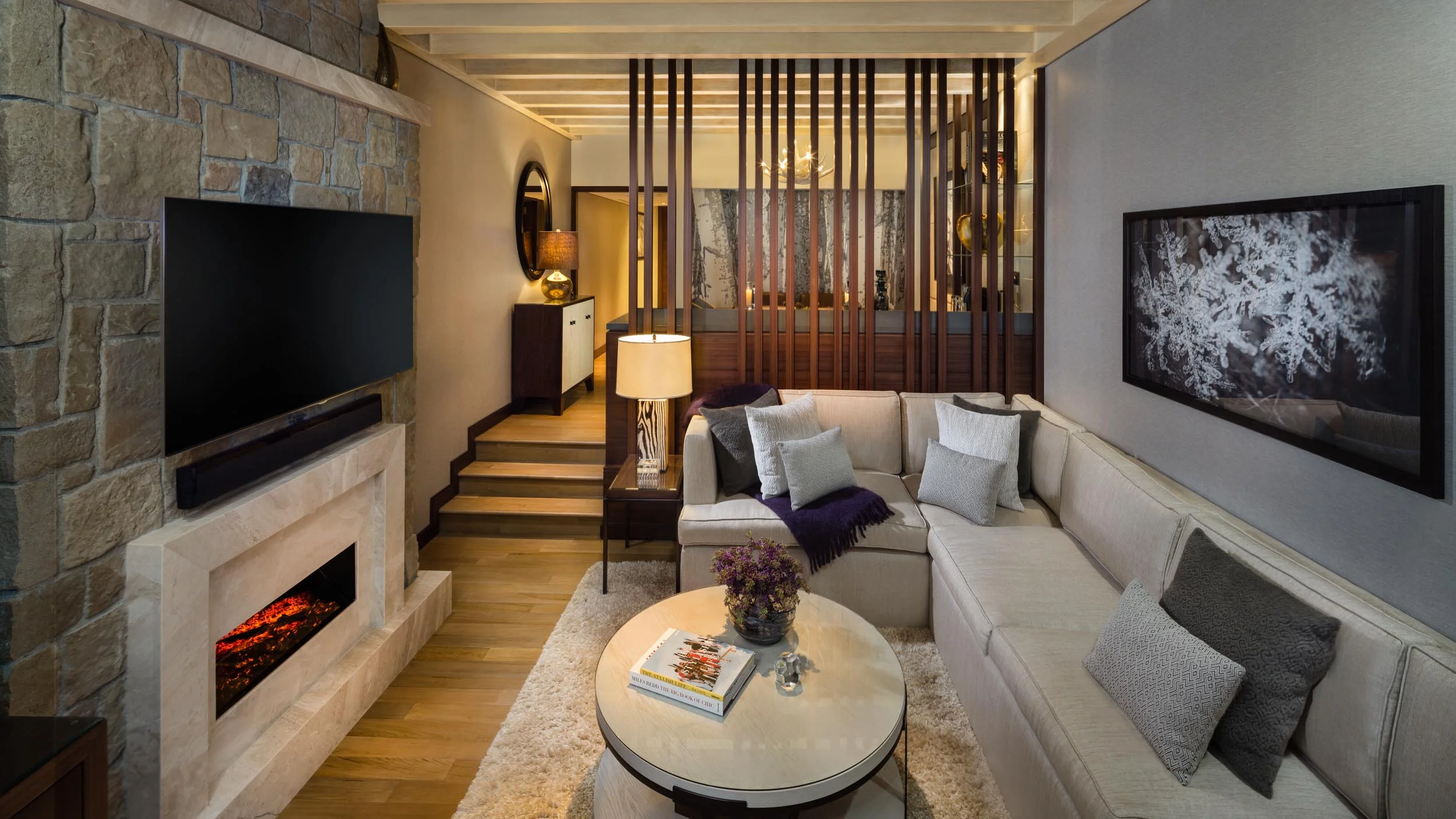 DUPLEX Chalet Living Room