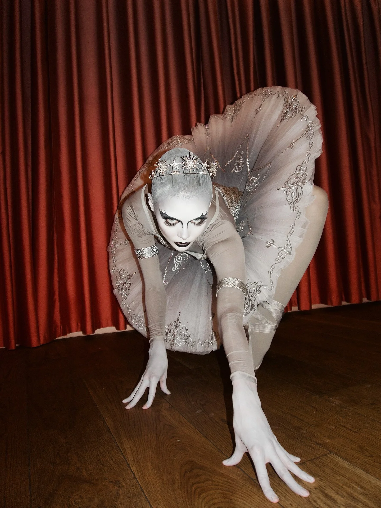 a star of black and white movies this ballerina is ready to step out of her frame and dance at @joiabattersea and @perolabattersea this halloween🕸️🎞️📽️