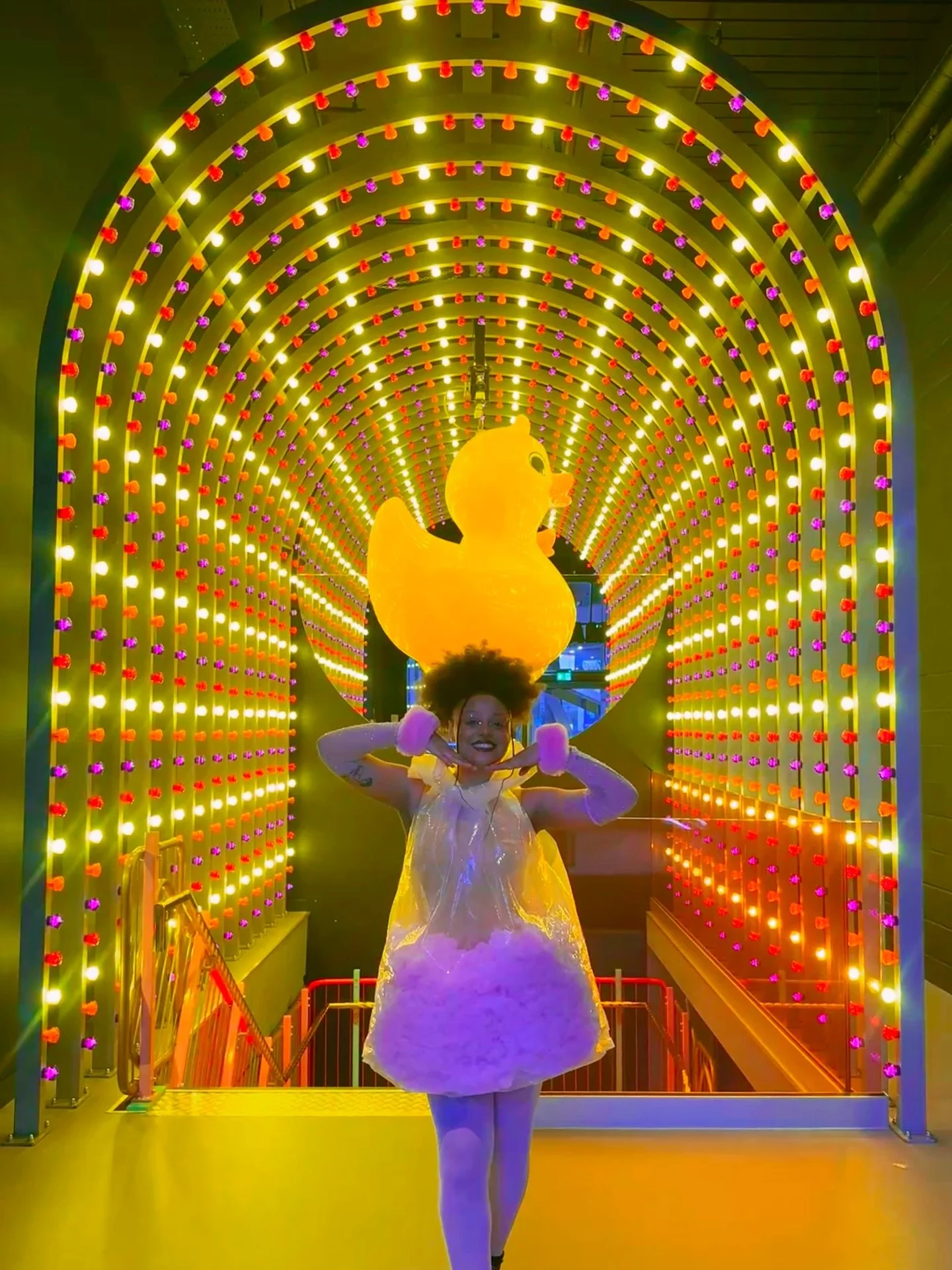 just another day rolling around as a giant bag of candy floss🛼

bug kid weekender at @wearefairgame 📍