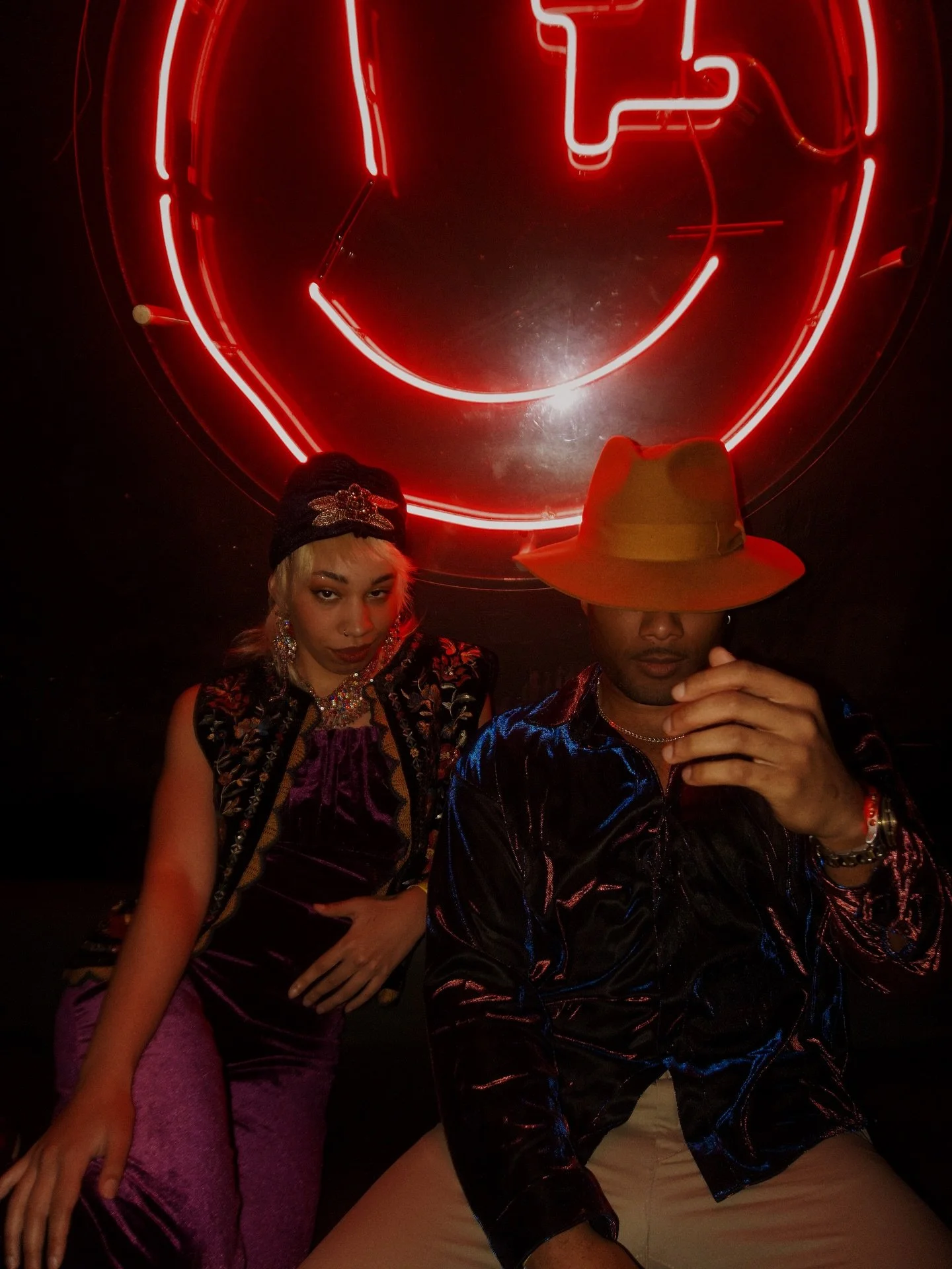 boogie time at @foolsparadiserecs @fabriclondonofficial 
🪩🪩🪩

styled by us🕺🏽✨