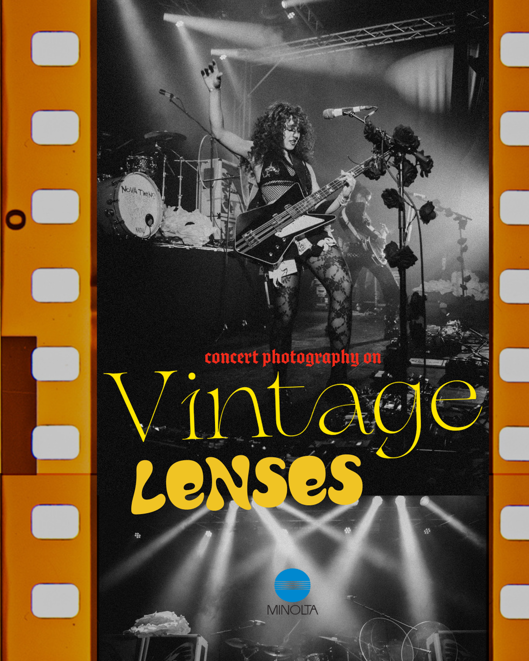 Concert Photography with Vintage Lenses /// NOVA TWINS