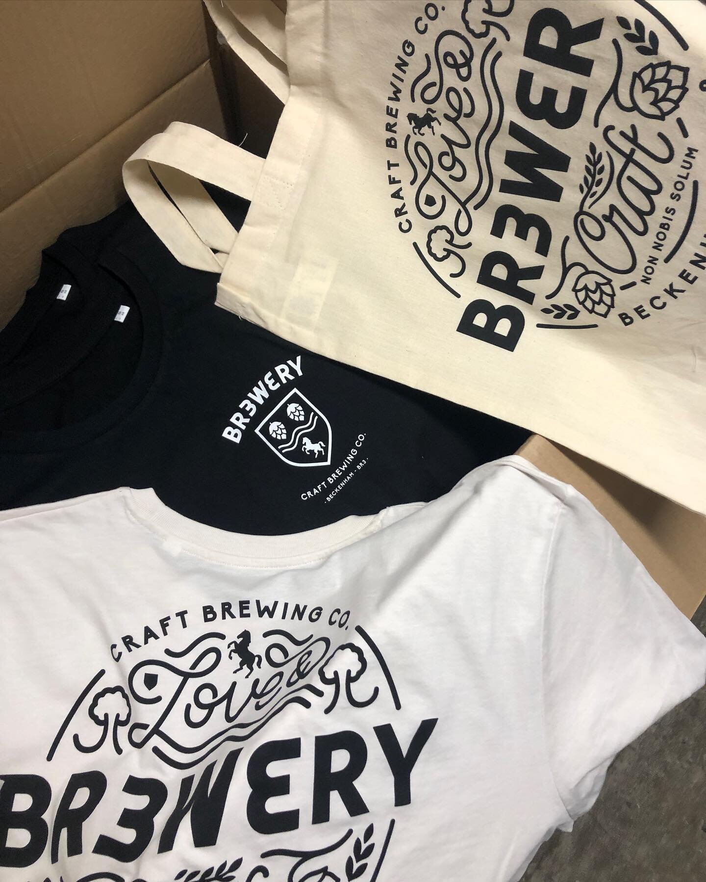 BR3WERY T-shirts and tote bags back in stock.

Our 100% organic cotton T-shirts and tote bags are back, all sizes, black and off-white.

Perfect timing for Xmas.