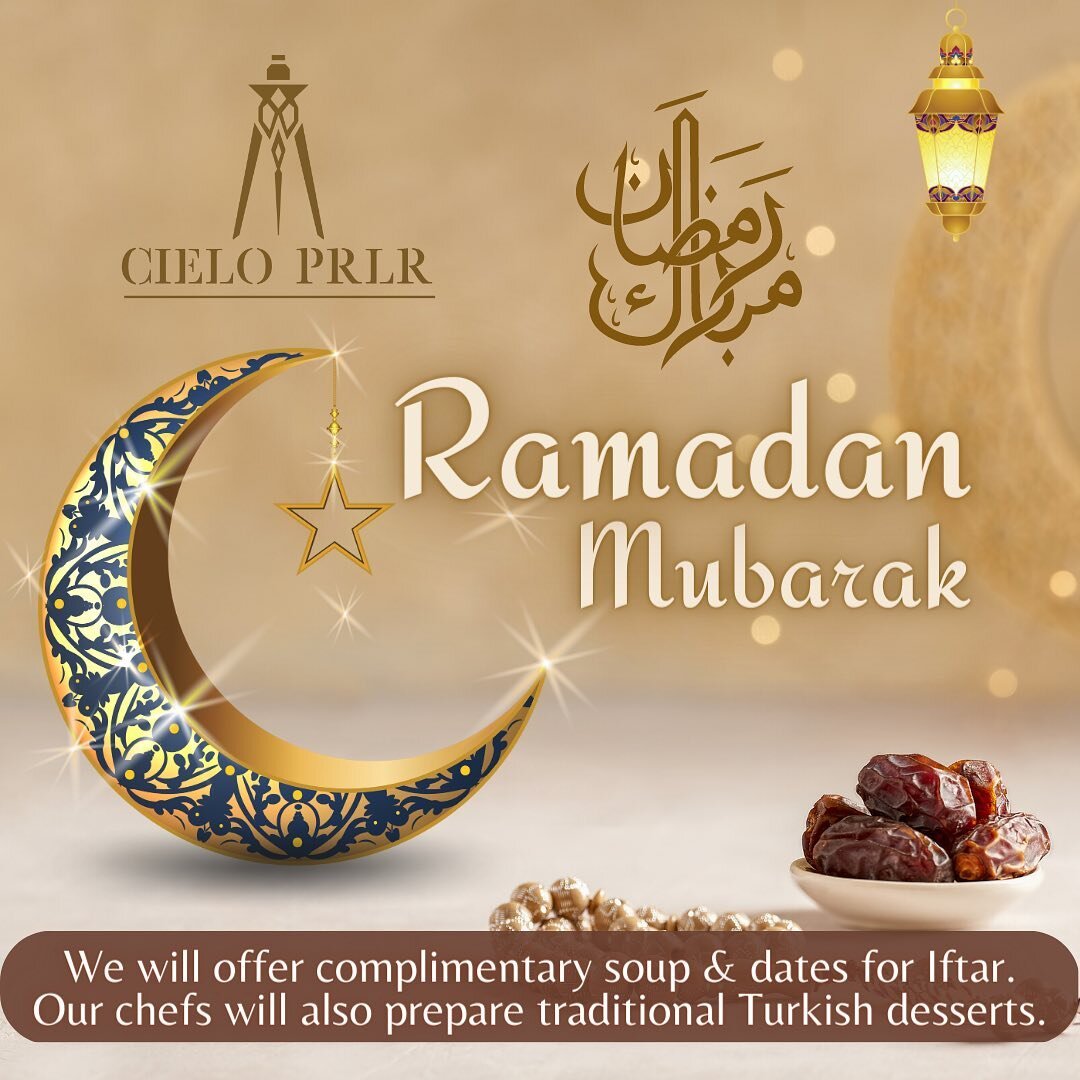 Ramadan Kareem🌙 

Make a reservation with us⁠!⁠
📞 020 3982 0890⁠
🌐  cieloprlr.co.uk⁠
📍 1 Charcot Rd, London NW9 5HG⁠